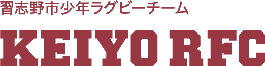 習志野市少年ラグビーチーム KIYO RFCのロゴ