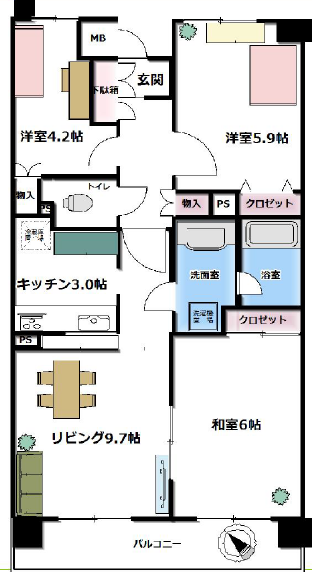 物件のメイン画像