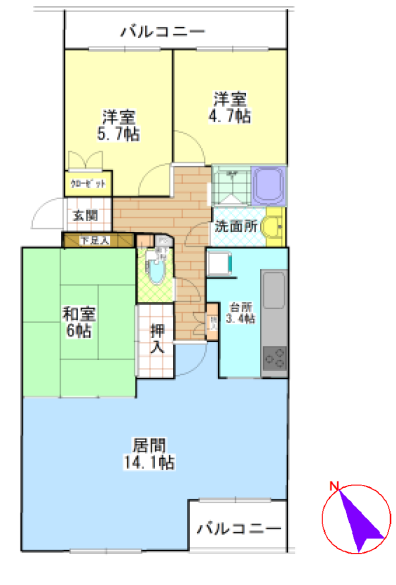 物件のメイン画像